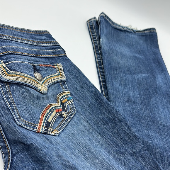 Ariat Ruby Jeans distressed hem boho pockets - Picture 13 of 14